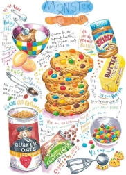 Sestavljanka velikanskih piškotov 1000 kosov