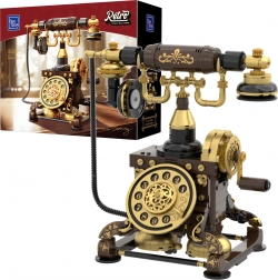 Gradbeni komplet PANTASY Retro telefon s premičnimi dodatki