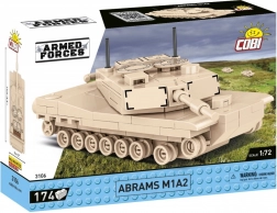 COBI Abrams M1A2 – gradbeni komplet tank 1:72 (174 kosov)