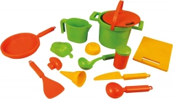 lena eco peščeni kuharski set, 14 delov