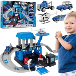 Woopie policijska garaža in parkirišče, komisariat, 43 delov