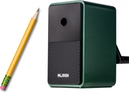 Ostrilo na ročico z zbiralnikom in nastavitvijo rezila zeleno