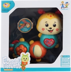 Interaktivna gosenica na baterije z melodijami