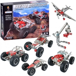 Kovinski gradbeni bloki 288 kosov 6v1 ZA3870