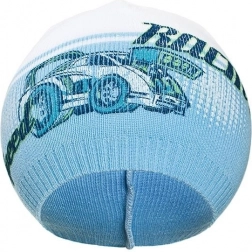 otroška jesenska kapica New Baby Racing svetlo modra 110 (4–5 let)