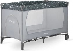 Potovalna posteljica MoMi BELOVE siva