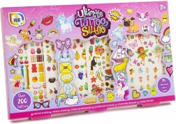 Komplet začasnih tetovaž The Ultimate – rožnata