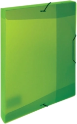 Škatla z elastiko Opaline zelena A5