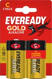 Alkaline Batteries ENERGIZER Eveready Gold C (LR14) 1.5 V – 2 pcs