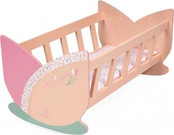 Lesena zibelka za punčke TULIPE