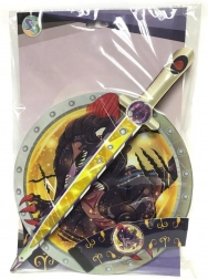 Pena meč in ščit D‑Rex za otroke