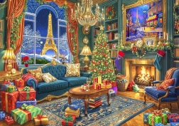 Bluebird puzzle Christmas in Paris 1000 pieces
