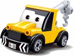 Sluban Power Bricks navijalni rumeni vlečni tovornjak z očmi
