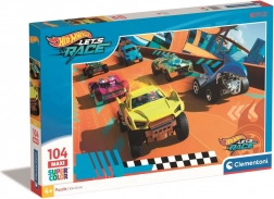 Sestavljanka 104 maxi Hot Wheels – Clementoni
