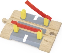 Lesen železniški prehod z zapornicami na baterije