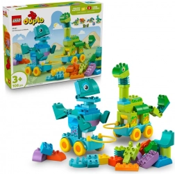 LEGO DUPLO 3 v 1: Dinozavri na kolesih