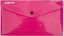 Pisemska mapa s pritiskačem rožnata