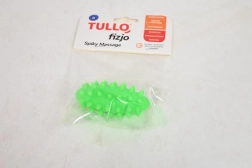 Fizjo rehabilitacijski masažni valjček v obliki fižolka z bodicami 7,4 cm zelen
