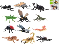 Komplet figuric žuželk 4–6 cm, 12 kosov v vrečki