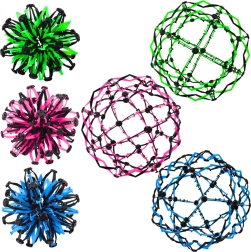 Čarobna žogica zložljiva - zelena, modra, roza mix 18/32 cm