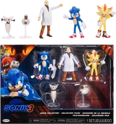 Set figuric SONIC THE HEDGEHOG 3 Movie Collection – 5 delov