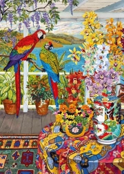 Puzzel papige na verandah 1000 kosov