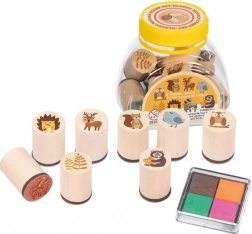 GOKI leseni žigi – gozdne živalice