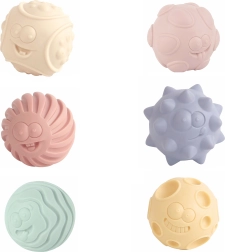 Komplet teksturiranih žogic 3 kosi 6 cm