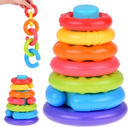 Senzorična zložljiva piramida za otroke