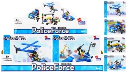 Policijski set za sestavljanje s figurico – 4 različice