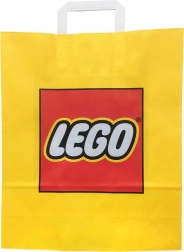 Lego reklamna papirnata darilna vrečka rumena 34 × 35 cm - 1 kos