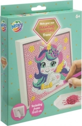 diamantno slikanje na okvirju samorog 15 × 15 cm