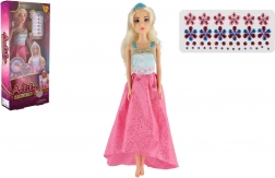 punčka Anlily s bleščečimi diamanti 30 cm