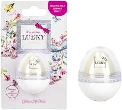 Lukky biserni balzam za ustnice v obliki jajčka