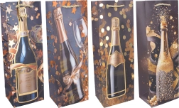 Darilna vrečka za steklenico M 35 × 12 × 9 cm Celorok – 1 kos