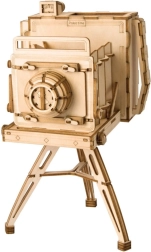 RoboTime 3D Wooden Historical Camera Puzzle
