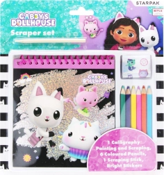 Ustvarjalni strgalni set Gabby's Dollhouse
