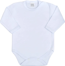 Otroški bodi na preklop z dolgimi rokavi New Baby Classic bel 62