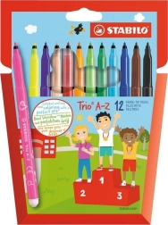 Stabilo Trio A-Z 12 flomastrov