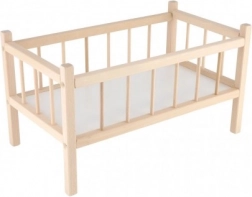 Lesena posteljica za punčke