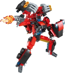 qman iron fist commander – transformirajoči robot in bojno vozilo, 333 kosov