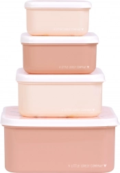 Set štirih škatlic za malico A Little Lovely Company – Metuljčki