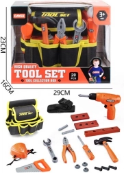 Orodje za otroke s tekstilnim pasom in interaktivnim vrtalnikom