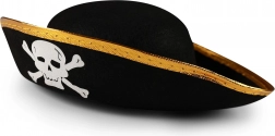 Otroški piratski klobuk z lobanjo