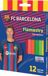 Flomastri ASTRA FC Barcelona, 12 barv (mix)