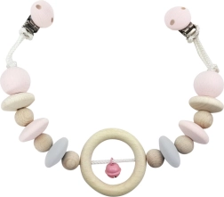 Hess viseča igrača za voziček z roza zvončkom