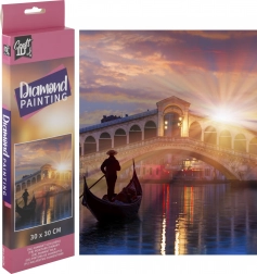 Diamantno slikanje GRAFIX Most Ponte di Rialto 30 × 30 cm