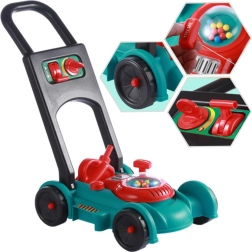 Otroška kosilnica z zaščitno čelado in kanistrom WOOPIE