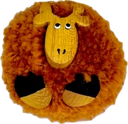 Lesen magnetek z cofkom žirafa – ročno izdelana dekoracija