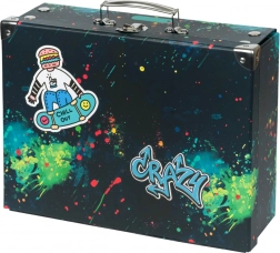 Baagl zložljiv šolski kovček Chill s kovinami